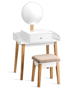 comprar COSTWAY Tocador Mesa para Maquillaje con Espejo ajustable barata