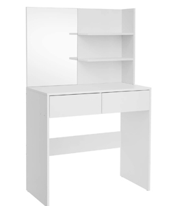 comprar VASAGLE Tocador Moderno con 2 cajones y estantes barato