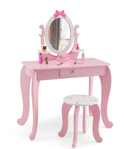 Comprar COSTWAY Juego de Tocador de Maquillaje para Niñas