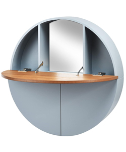 Comprar COSTWAY Mesa Tocador Redondo Montado a la Pared