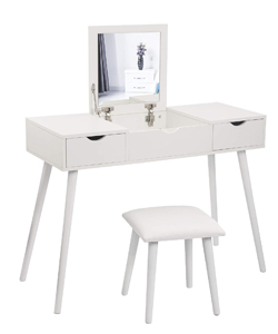 Comprar EUGAD Escritorio Tocador con Taburete