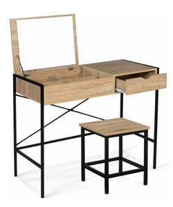 Comprar IDMarket Tocador Luis espejo abatible diseño industrial