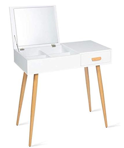 Comprar IDMarket Tocador escandinavo Lisa con Espejo abatible haya y blanco