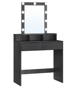 Comprar VASAGLE Mueble tocador negro tipo camerino
