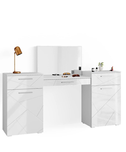 comprar Vicco Tocador de Maquillaje grande con almacenaje Irma