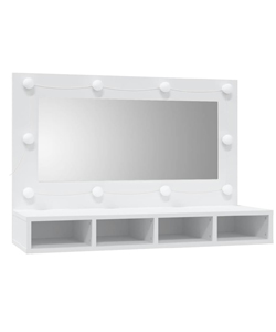 Comprar vidaXL Tocador Hollywood Espejo y LED flotante