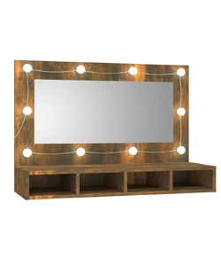 Comprar vidaXL Tocador flotante madera con espejo Hollywood